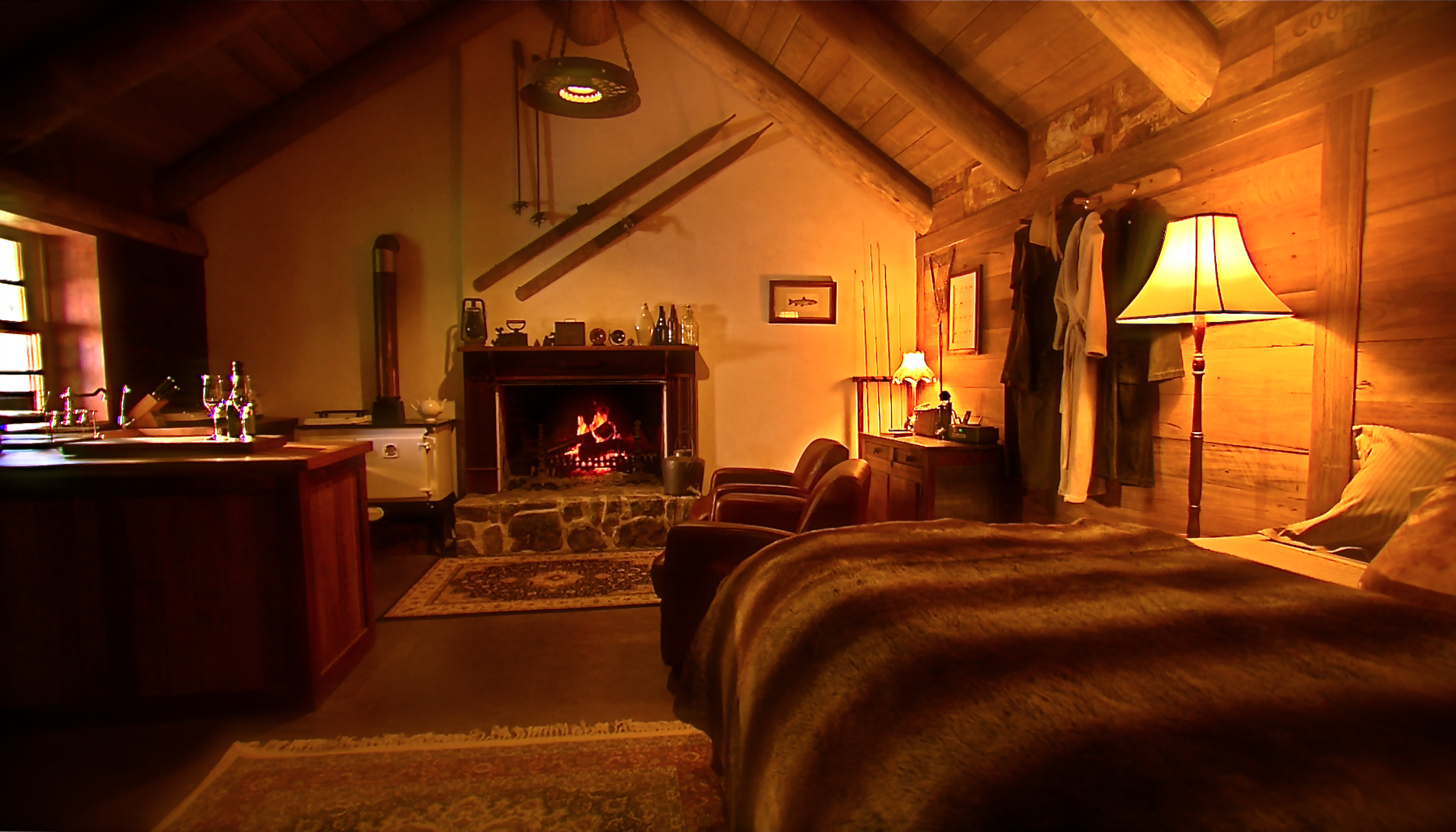 Moonbah River Hut Cosy Bed Open Fire