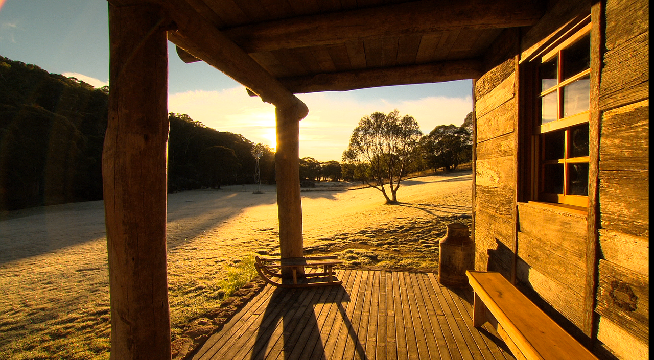 Sunrise at Moonbah Hut